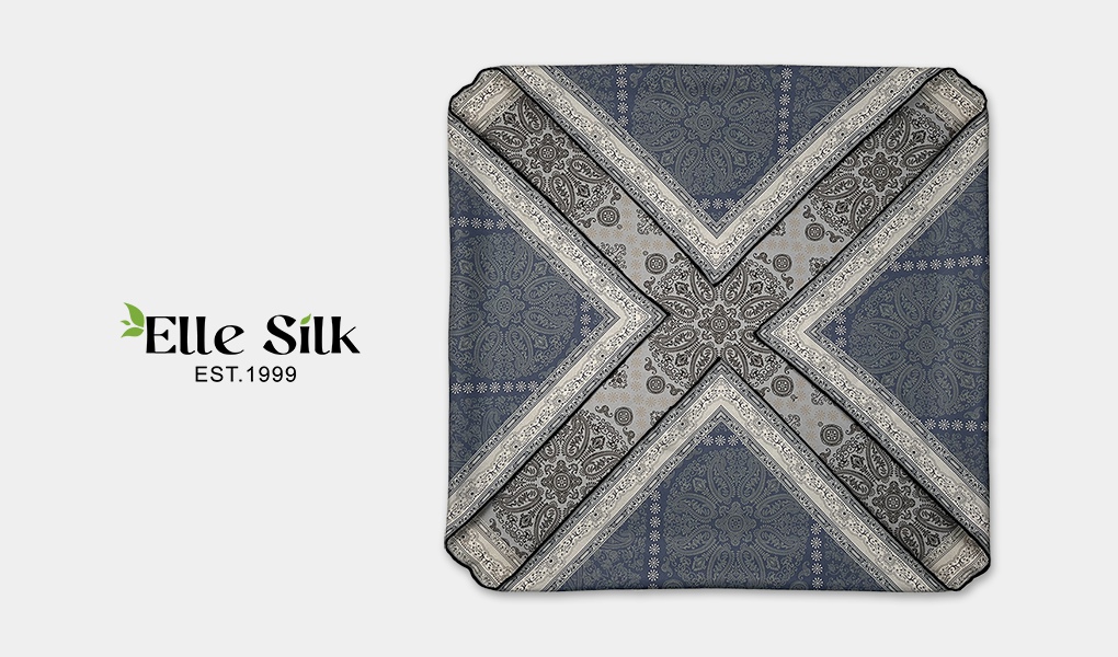 double sided printed silk scarves-1
