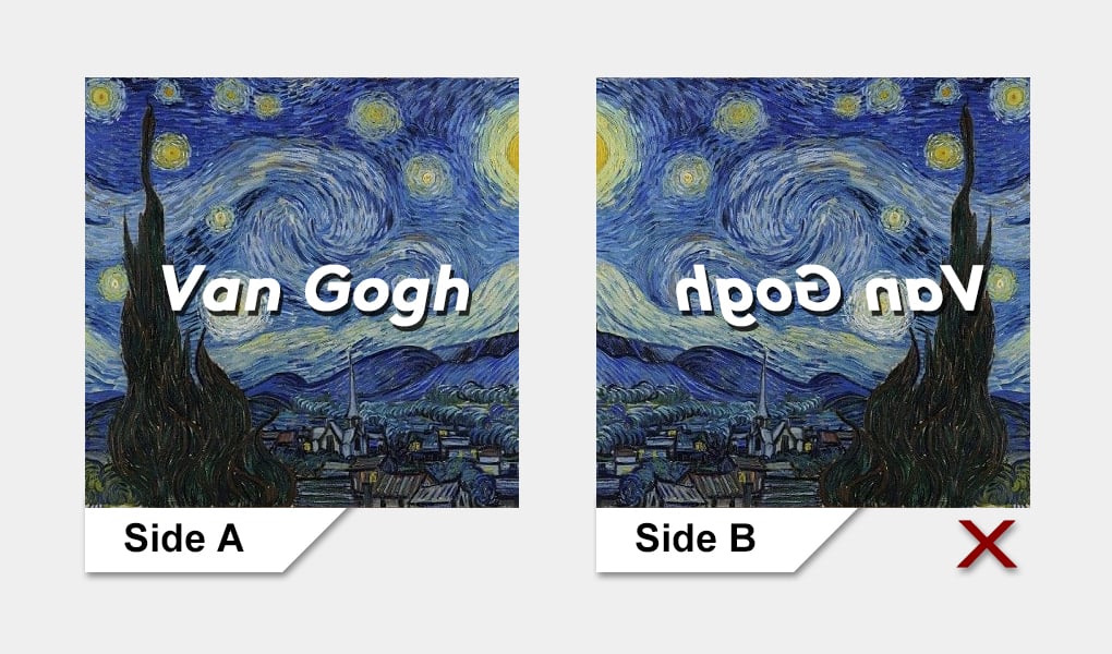 double-sided silk scarves printing