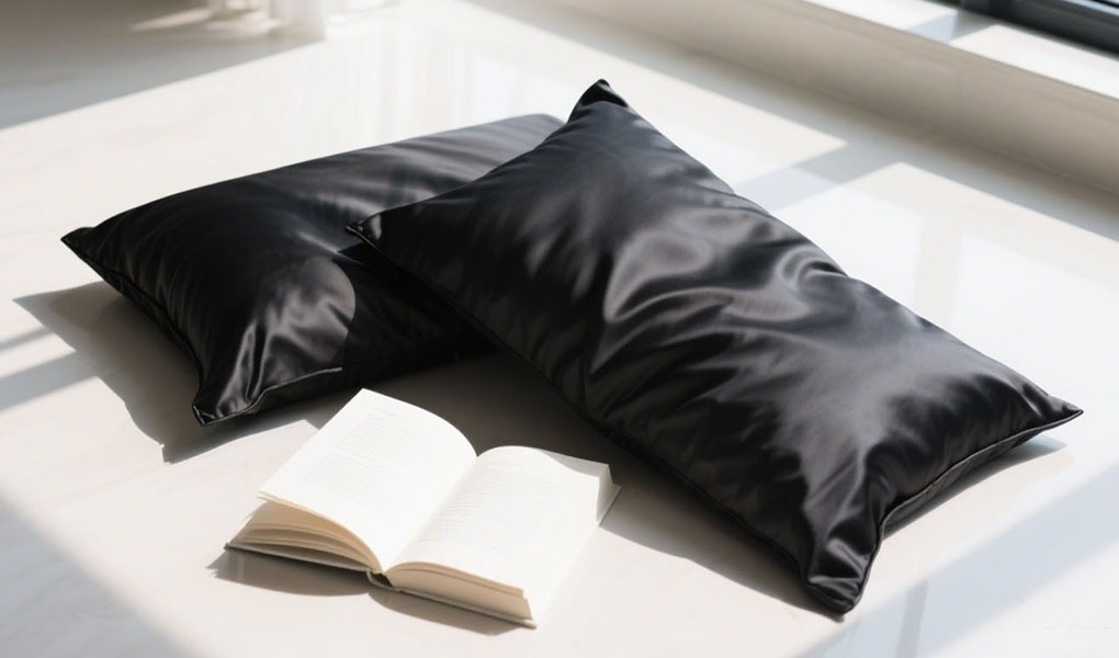 fundas de almohada de seda