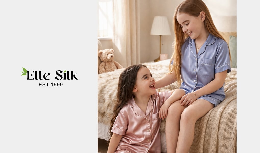 kids silk pajamas for allergy prone babies