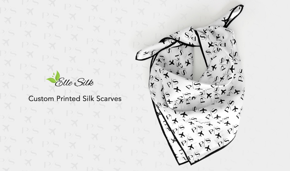 corporate logo scarf