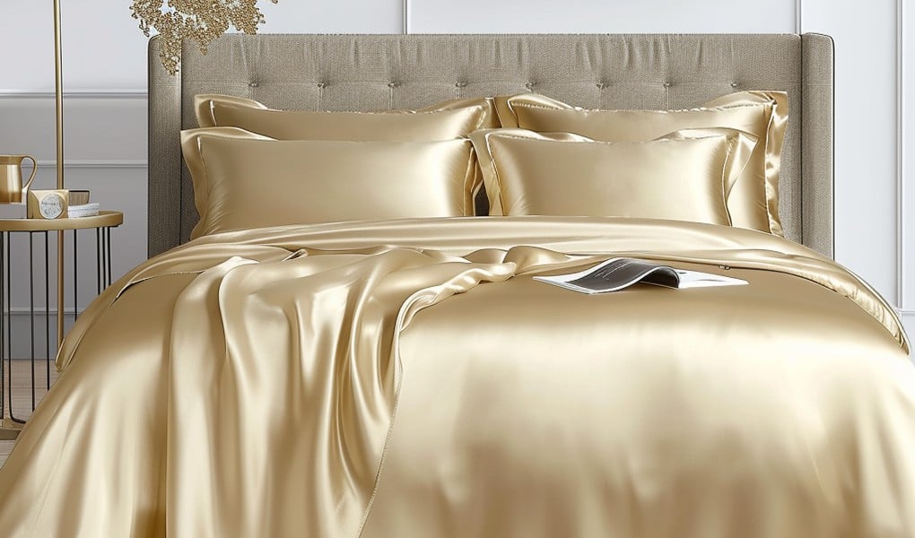 pure mulberry silk bed sheets fibers