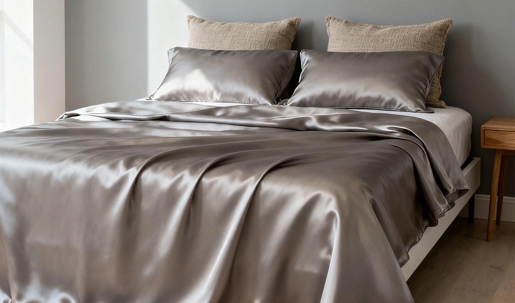 cozy mulberry silk sheets in winter