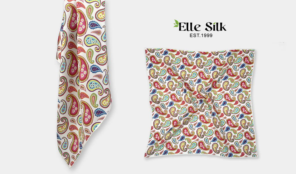 paisley silk scarves