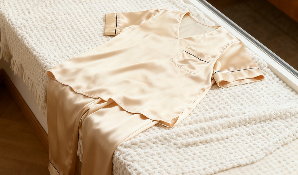 silk pajamas