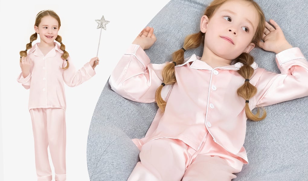perfect silk pajamas for children