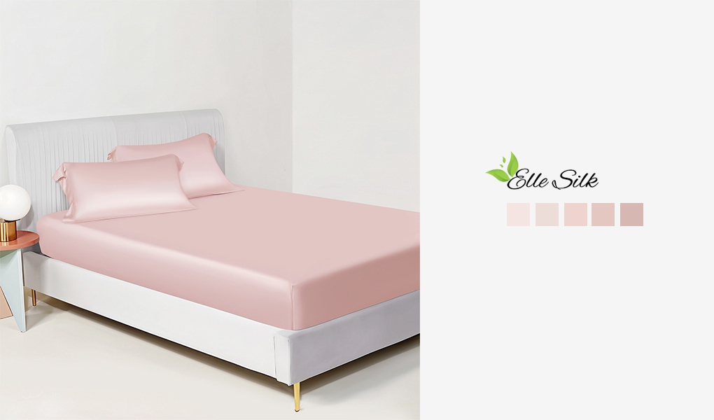 pink silk bedding-2
