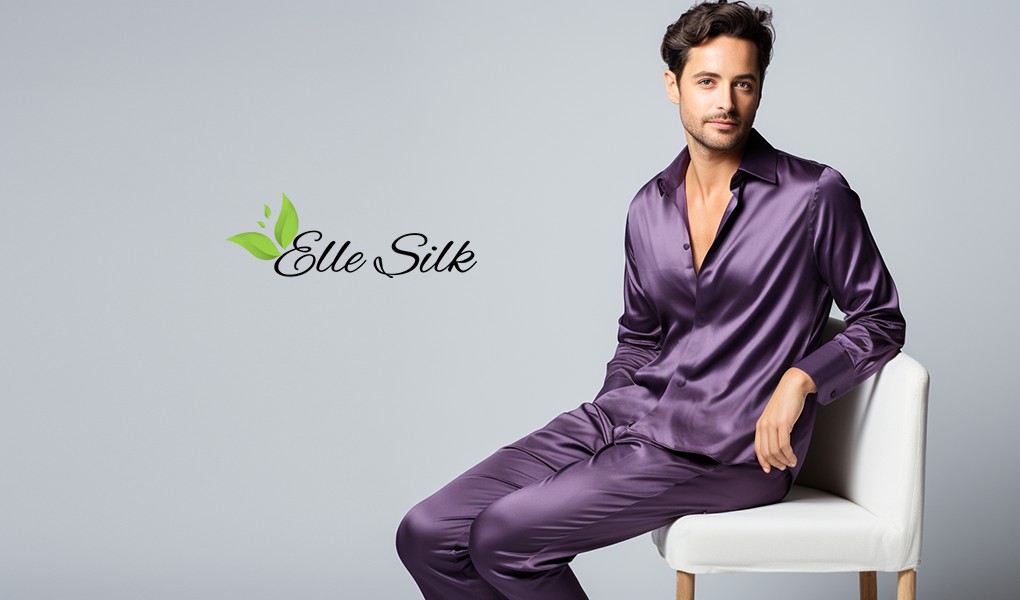 pyjamas en soie pour hommes