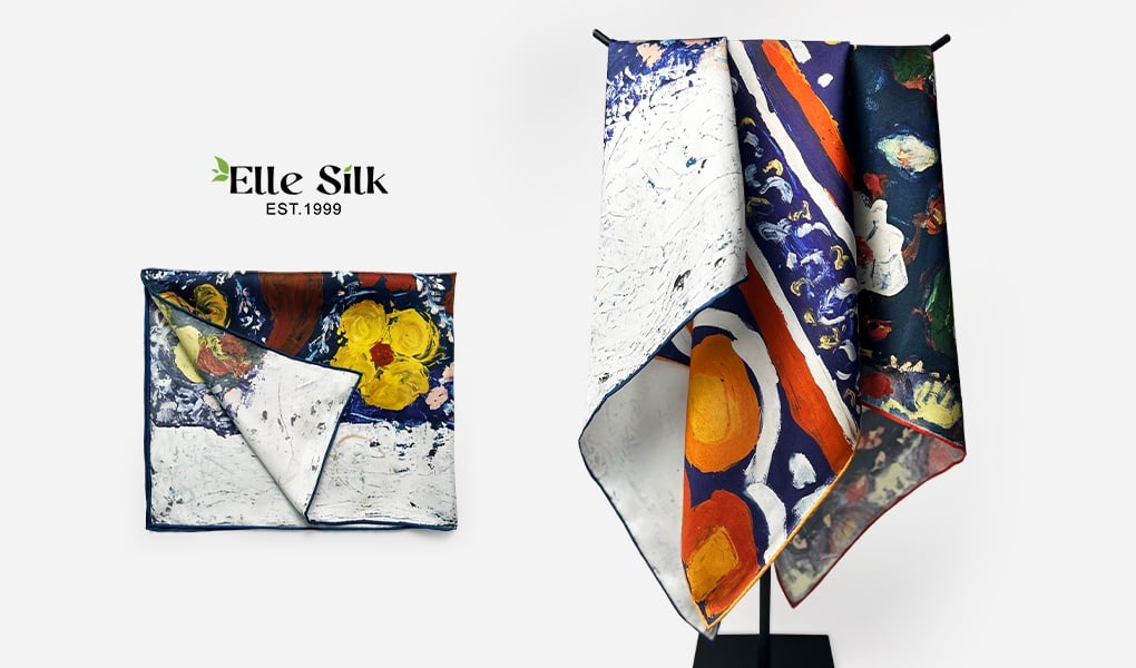 transform art into a scarf