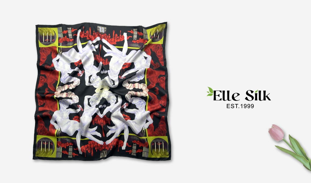 custom silk scarves