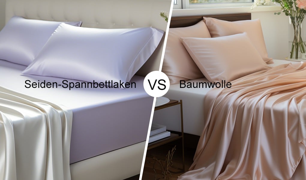 seiden-spannbettlaken vs. baumwolle