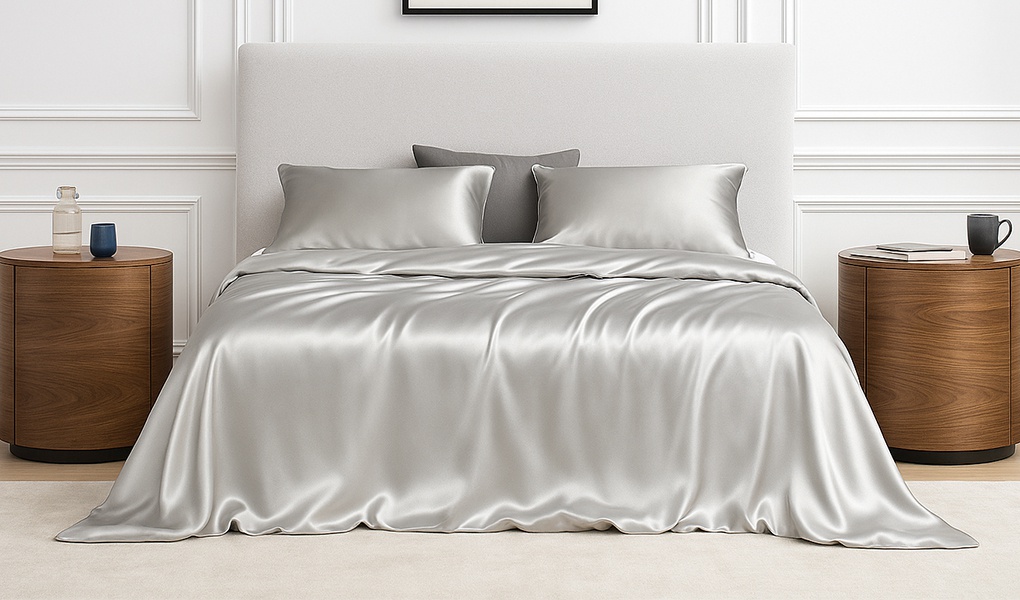 mulberry silk sheets for beauty routine