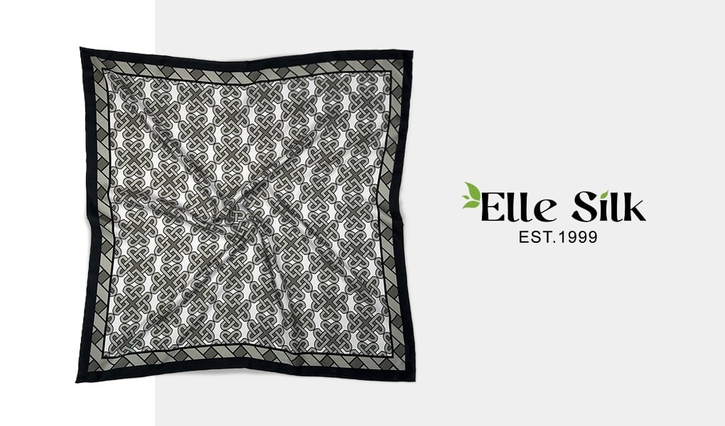 silk twill and crepe de chine