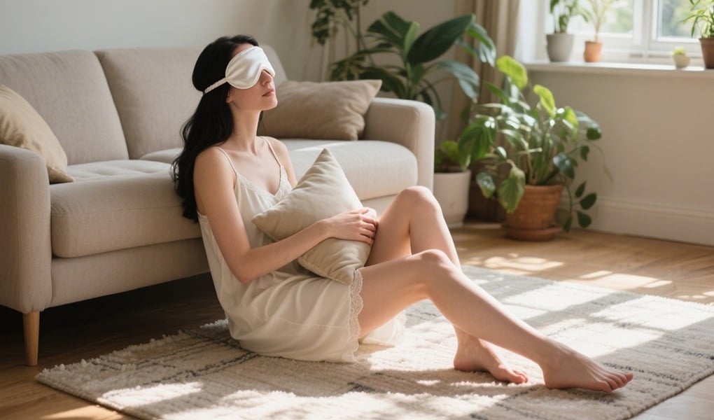 silk eye mask