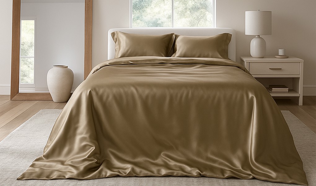 silk bed cover for health