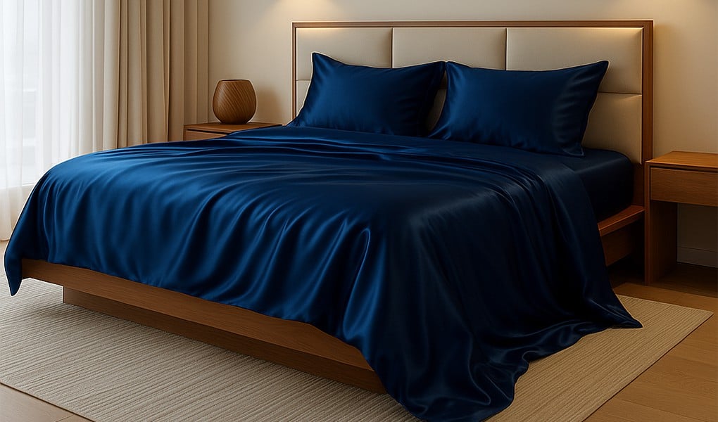 silk bed linen