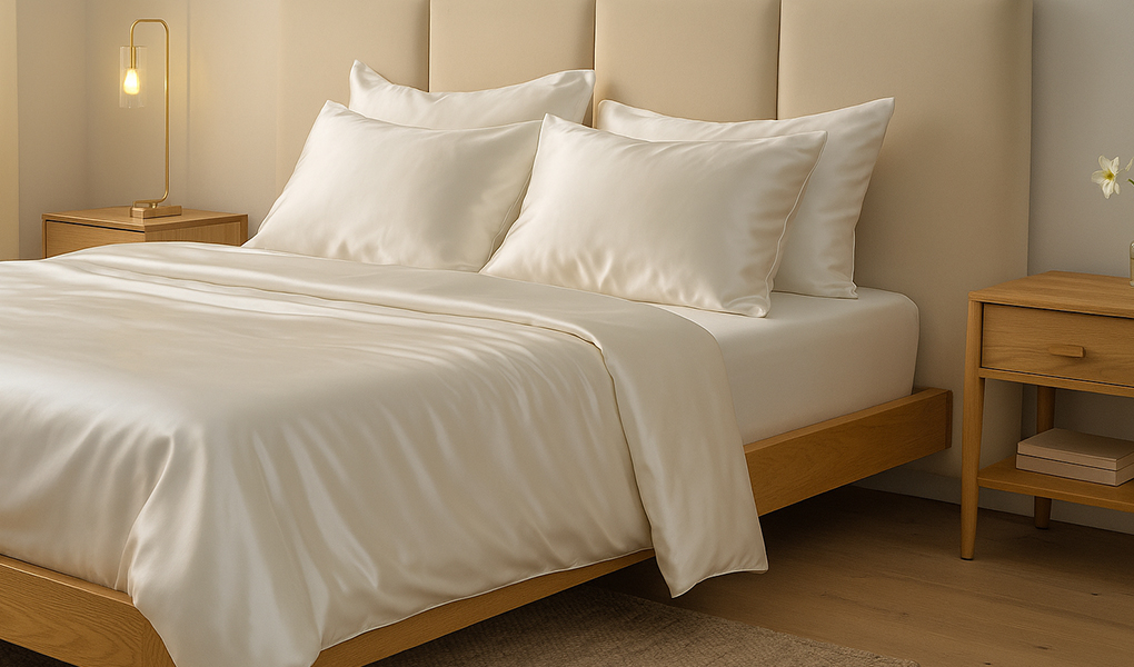 silk bed linen