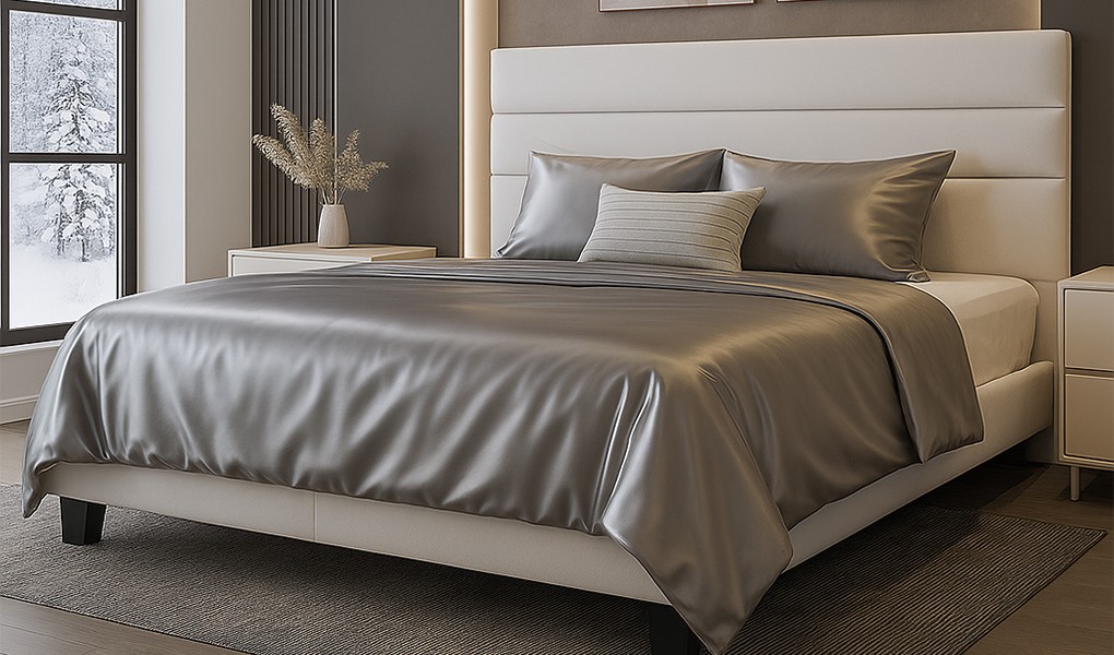 silk bed linen