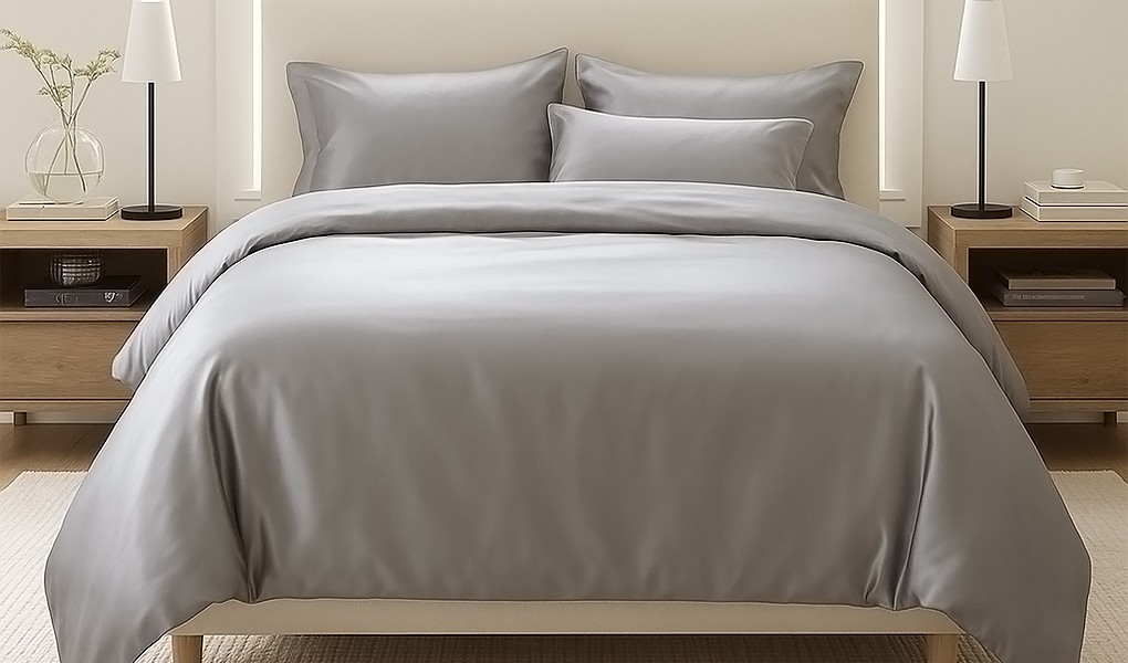 silk bed linens