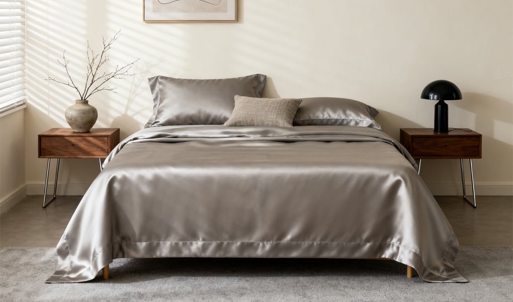 silk bed sheets