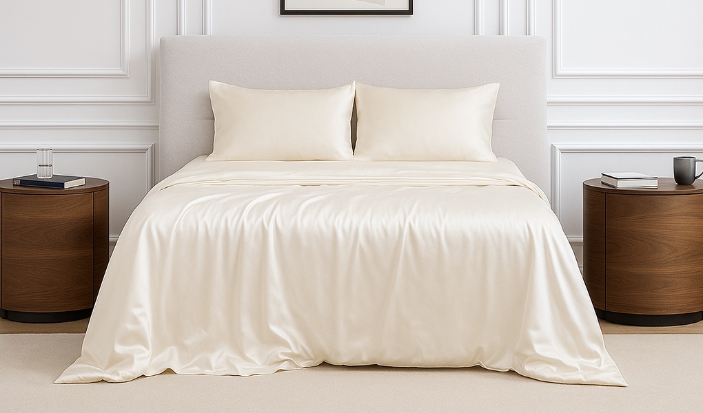 19 momme vs. 25 momme silk bed sheets