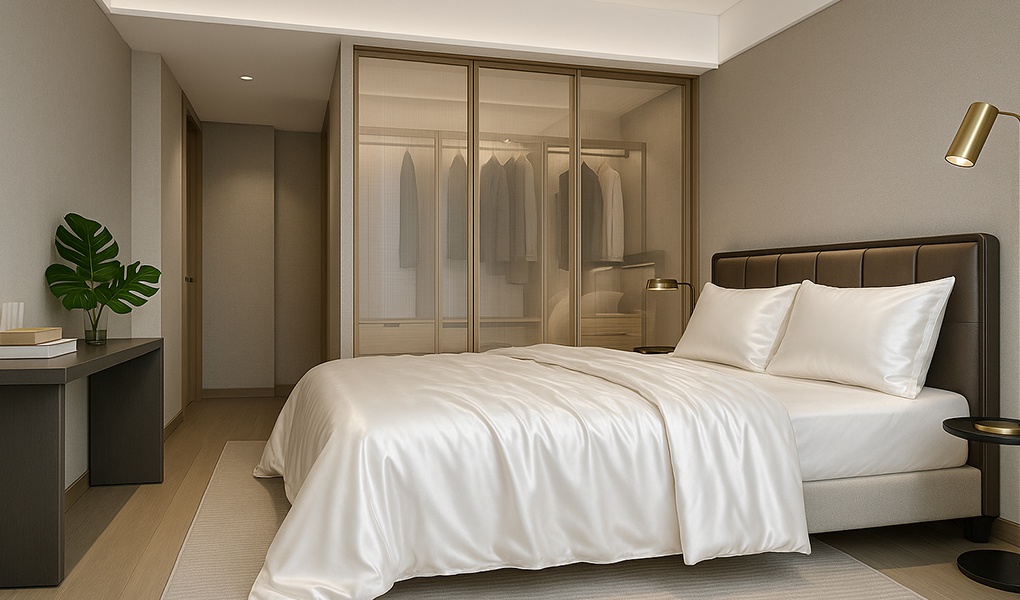 silk bed sheets
