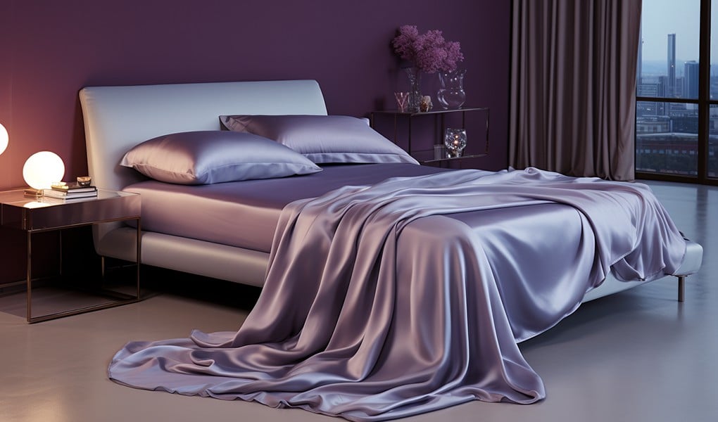 silk bed sheets
