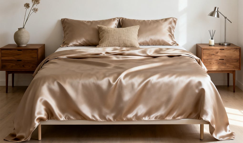 silk bedding