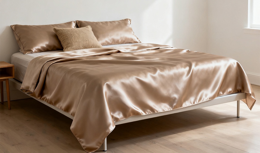 silk bedding and linen bedding