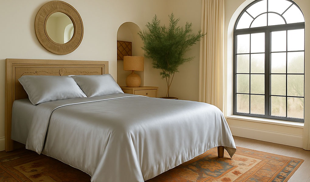 silk bedding