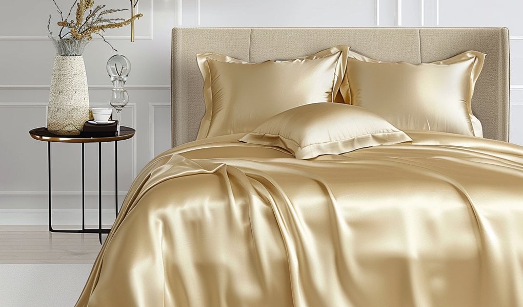 sustainably sourced silk bedding