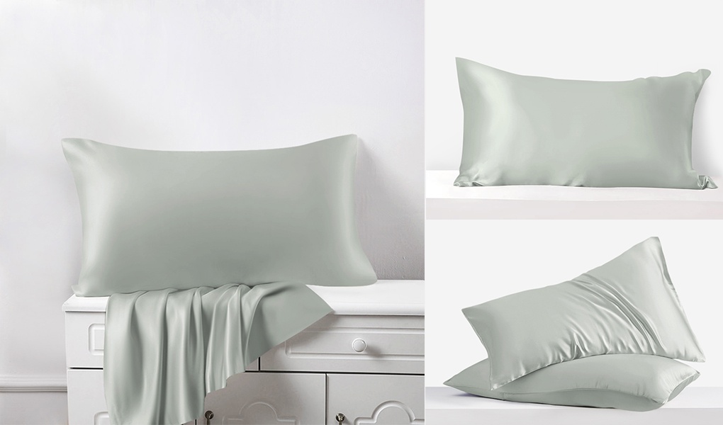 morandi green silk bedding-3