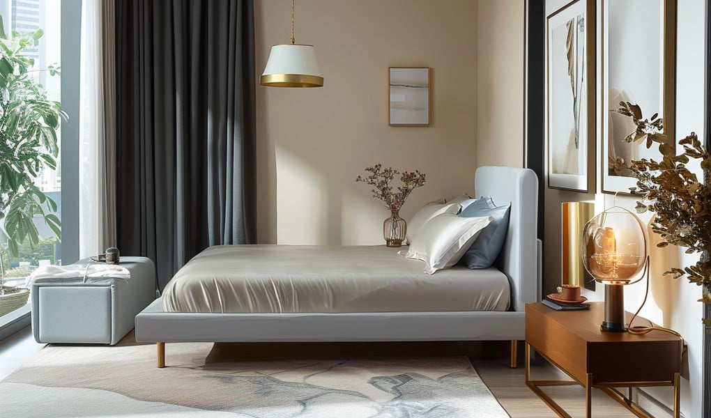 silk bedding and hästens mattress