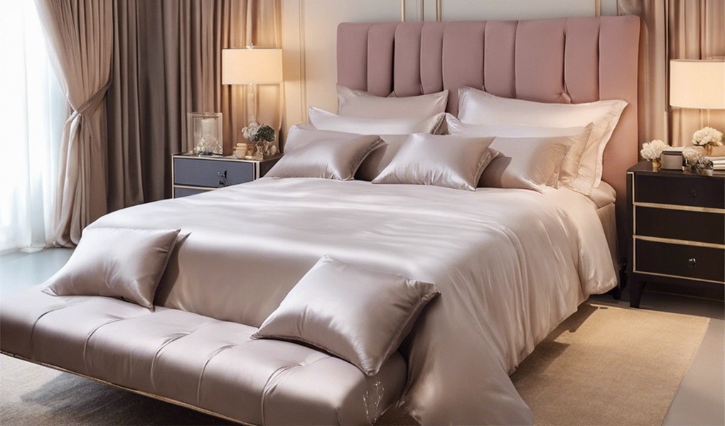 silk bedding for hotel quality comfort
