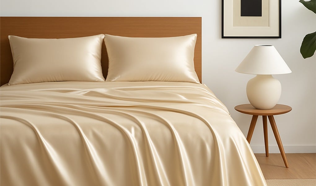 satin vs silk bedding for skin