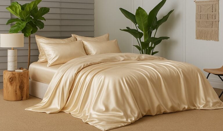 Silk Bedding Color Combinations for Interior Design