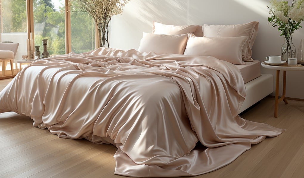 The Allure of Solid Color Silk Bedding