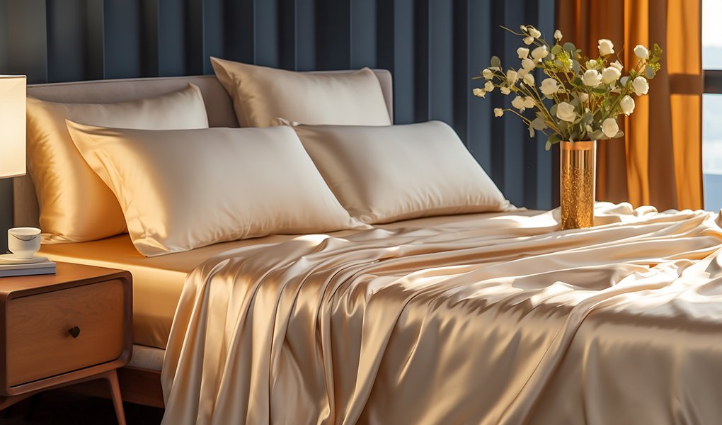 silk bedding natural dyeing