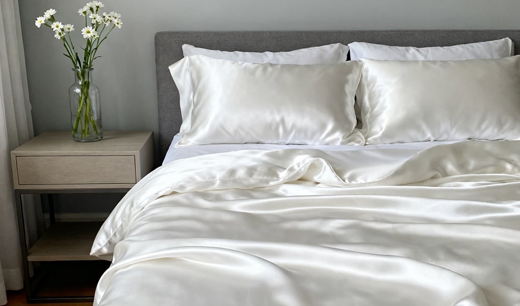 silk comforter warmer than down