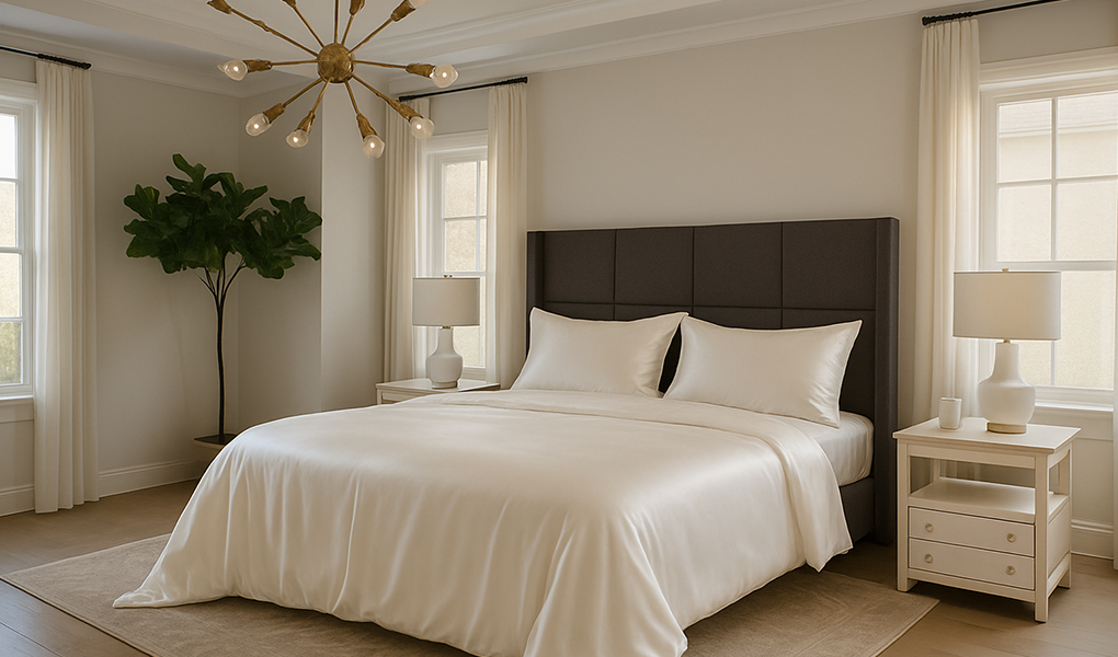 silk duvet matching duvet cover