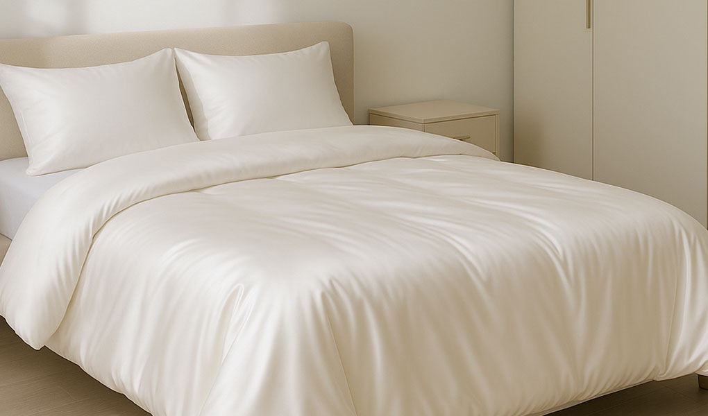 silk duvet