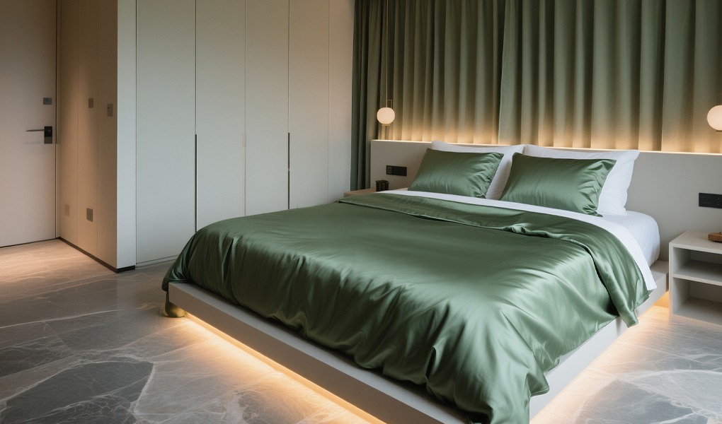 silk duvet cover