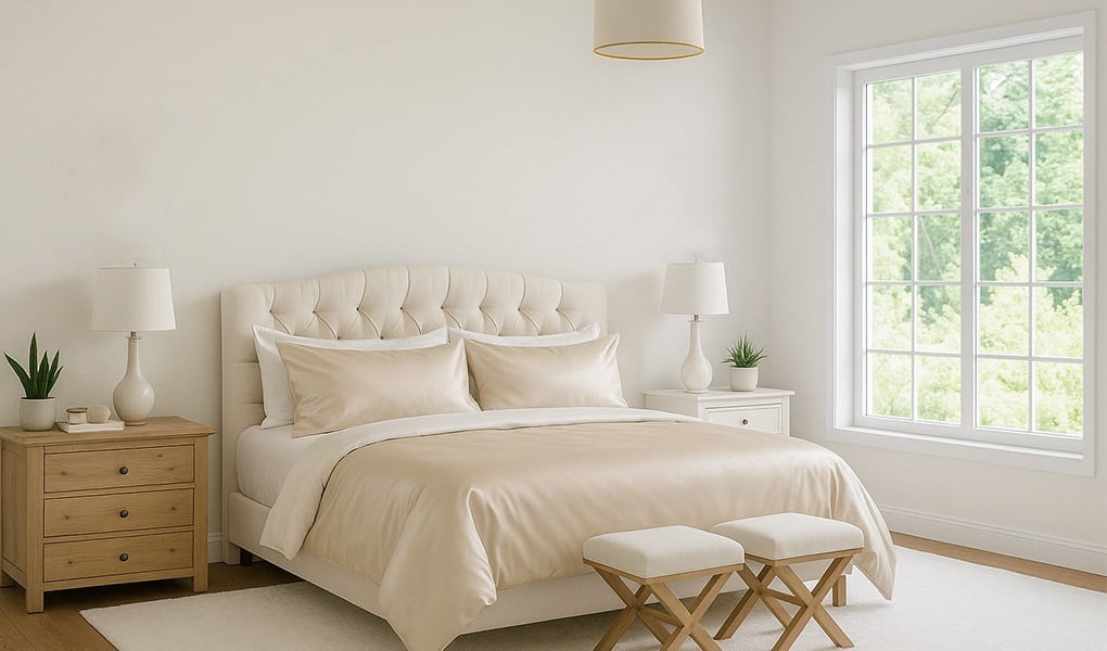 silk duvet covers vs. other materials