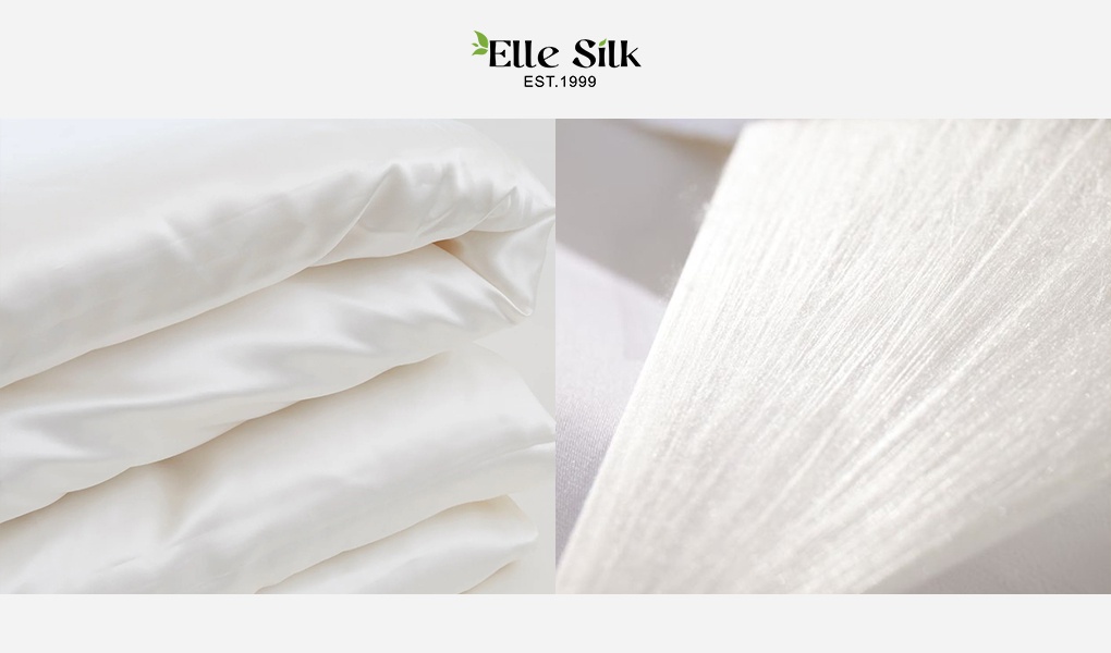 custom silk-filled duvets