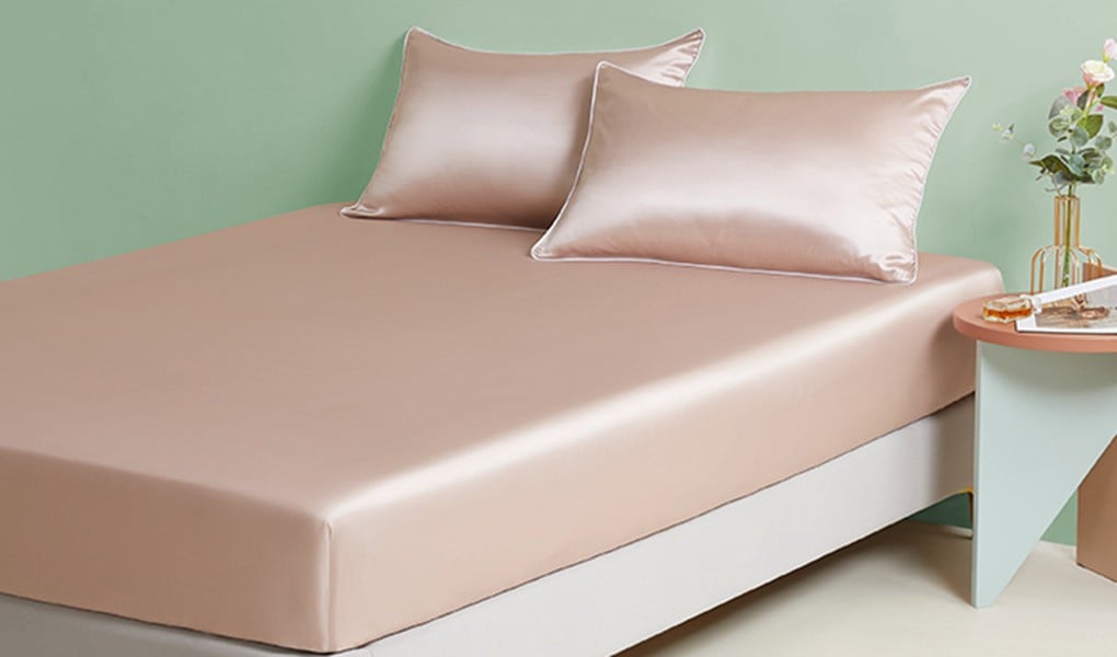 silk fitted sheet for mattress