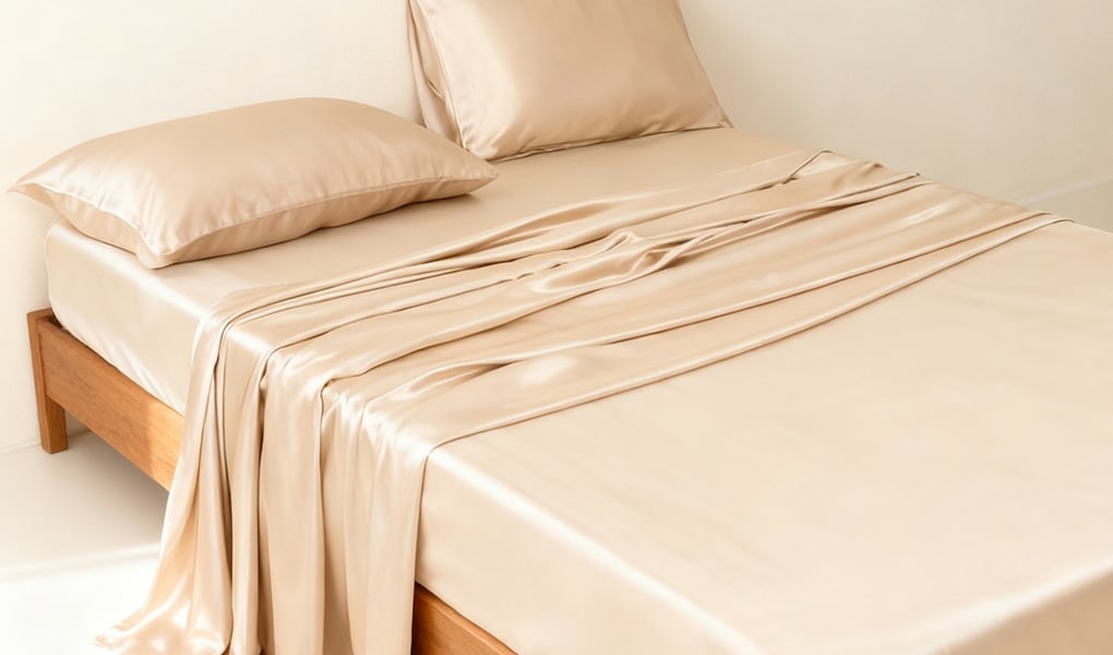 silk fitted sheet