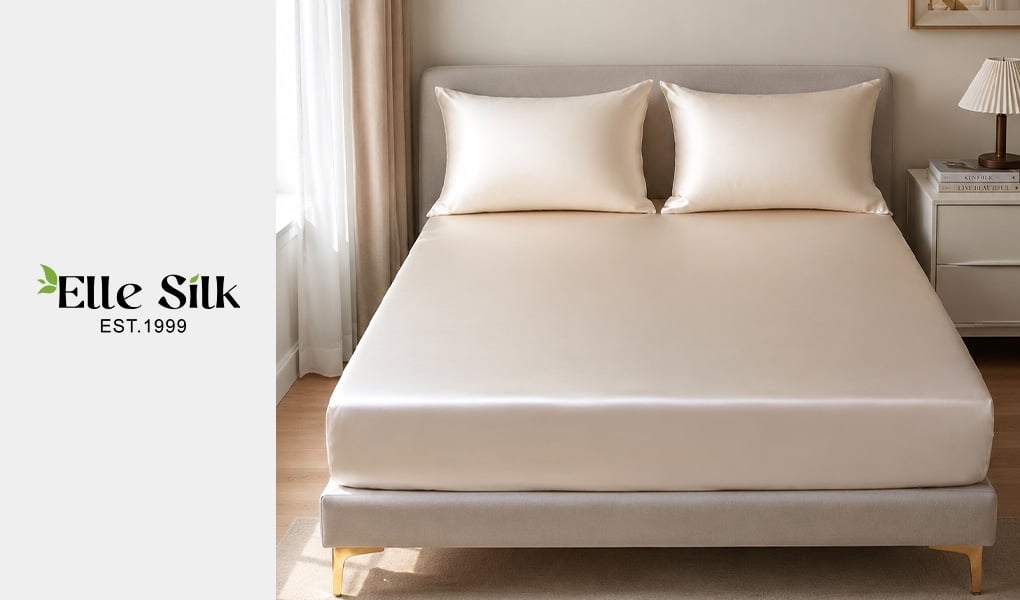 silk fitted sheet