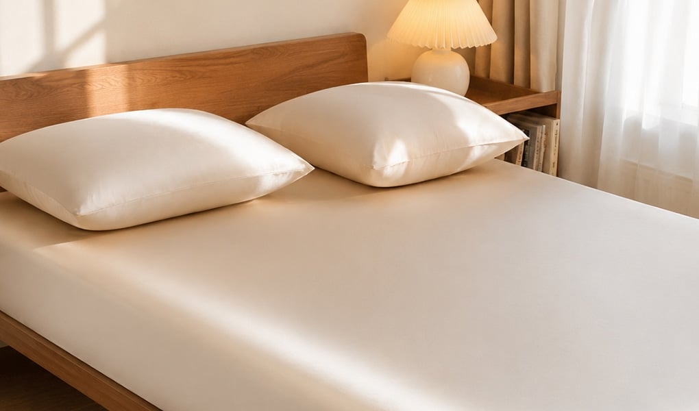 silk fitted sheet