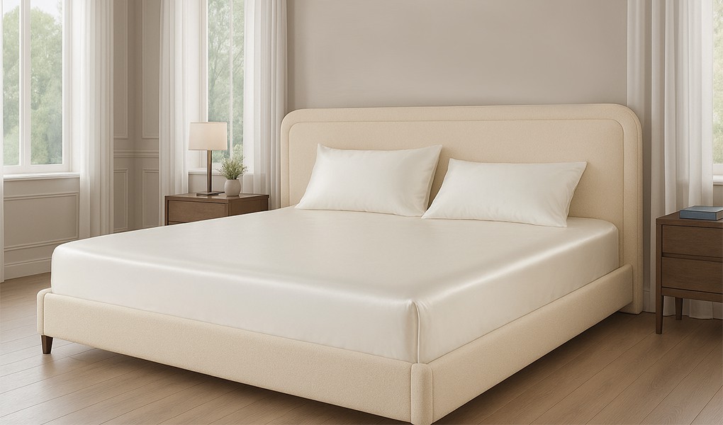 silk fitted sheets for thick mattress
