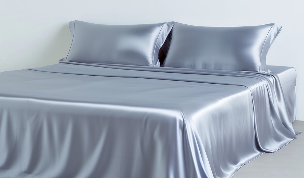 silk fitted sheets for memory foam mattress